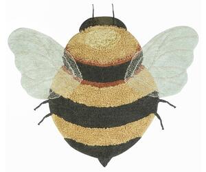 Žuti periv/ručno rađen pamučan dječji tepih 115x150 cm Bee – Lorena Canals