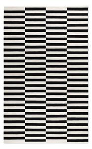 Crno-bijeli obostrani/ručno rađen vuneni tepih 200x300 cm Donna – Hanse Home