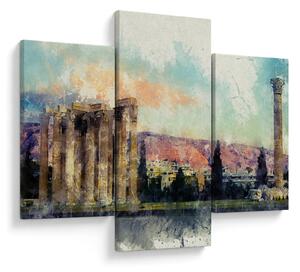 Slika - Akropola, Atene, Grčija (90x60 cm)