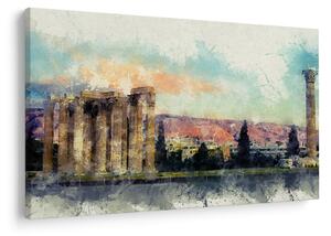 Slika - Akropola, Atene, Grčija (90x60 cm)