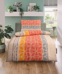 Posteljina od krepa ROMANCE narančasta Dimenzije posteljine: 70 x 90 cm | 140 x 200 cm