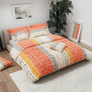 Posteljina od krepa ROMANCE narančasta Dimenzije posteljine: 70 x 90 cm | 140 x 200 cm