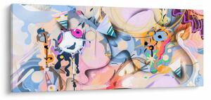 Slika - Pravljična abstrakcija (120x50 cm)