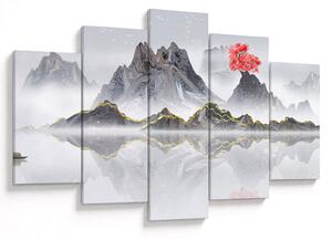Slika - Gore v megli (150x105 cm)