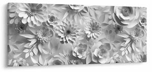 Slika - Bele rože (120x50 cm)