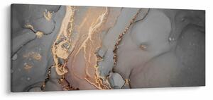 Slika - Sivo-zlat marmor (120x50 cm)