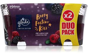 GLADE Berry Festive Kiss DUO mirisna svijeća 2x112 g