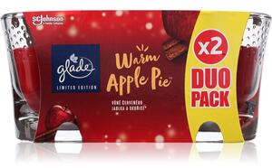 GLADE Warm Apple Pie mirisna svijeća DUOPACK 2x112 g