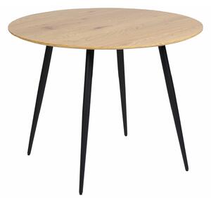 Stol Berwyn 1492, Svijetlo drvo, Crna, 76cm