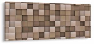 Slika - Bež kocke (120x50 cm)
