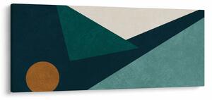 Slika - kubistična abstrakcija (120x50 cm)
