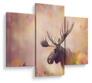 Slika - Gozd v jesenskem listju (90x60 cm)