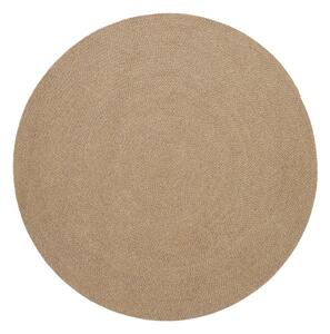 Bež okrugli vanjski tepih od recikliranih vlakna ø 200 cm Despas – Kave Home