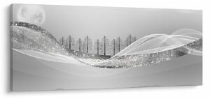 Slika - Srebrna pokrajina (120x50 cm)
