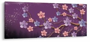 Slika - Pomladni somrak (120x50 cm)