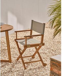 Zelena sklopiva vanjska stolica od bagremovog drveta Kave Home Dalisa