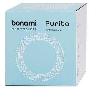 6-dijelni set bijelog porculanskog posuđa Bonami Essentials Purita