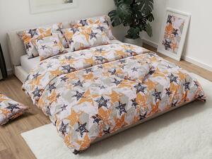 Pamučna posteljina BROWN STARS bijela Dimenzije posteljine: 70 x 90 cm | 140 x 200 cm