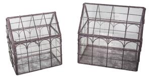 Set od 2 ukrasne staklenke Antic Line