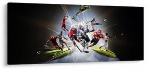 Slika - Športniki (120x50 cm)