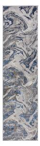 Plavo-sivi Flair tepisi Marbled, 80 x 300 cm