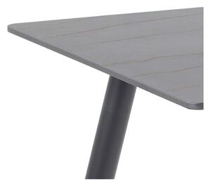 Crni stol s keramičkom pločom Actona Wicklow, 80 x 140 cm