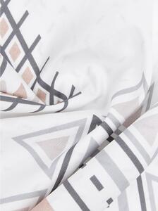 Bijela posteljina od pamučnog perkala Westwing Collection, 155 x 220 cm