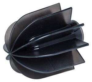 Crna silikonska WC četka s metalnim držačem Wenko
