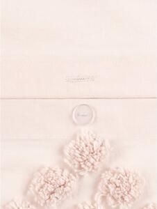 Ružičasta posteljina od pamučnog perkala Westwing Collection Fia, 135 x 200 cm