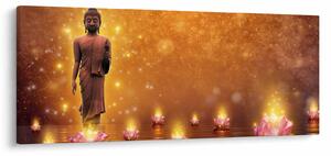Slika - Buda v zlatih bleščicah (120x50 cm)