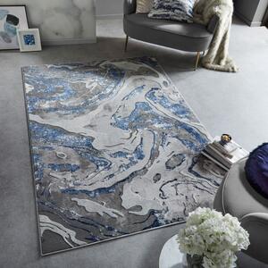 Plavo-sivi tepih Flair Rugs Marbled, 200 x 290 cm