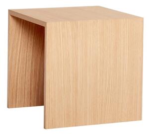 Pomoćni stol od hrastovog drveta Hübsch Less, 40 x 40 cm