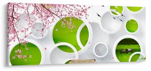 Slika - Pomol nad jezerom (120x50 cm)