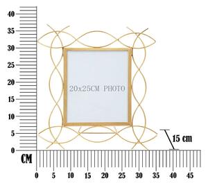 Metalni samostojeći okvir za fotografije Mauro Ferretti Glam X, 35,5 x 37 cm