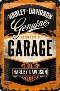 Metalni znak Harley-Davidson - Garage, (20 x 30 cm)