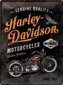 Metalni znak Harley-Davidson - Timeless Tradition, (30 x 40 cm)