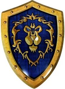 Metalni znak World of Warcraft - Alliance Shield