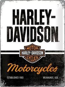 Metalni znak Harley-Davidson - Motorcycles, (30 x 40 cm)