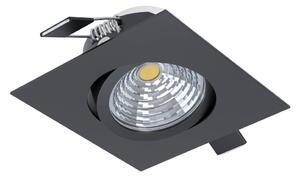 Eglo 33394 - LED Prigušiva ugradbena svjetiljka SALICETO LED/6W/230V crna