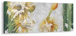 Slika - Cvetoči kaktusi, vintage (120x50 cm)