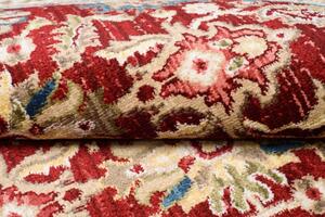 Okrugli vintage tepih crveno bež Šírka: 170 cm