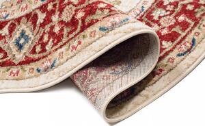 Okrugli vintage tepih krem boje Širina: 100 cm