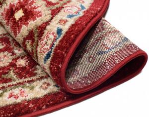 Okrugli vintage tepih u crvenoj boji Širina: 100 cm