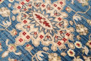 Okrugli vintage tepih u plavoj boji Šírka: 170 cm
