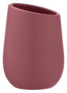 Ružičasta keramička čašica za četkice Wenko Badi