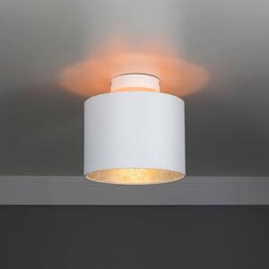 Bijeli stropna lampa s detaljima u srebrnoj Sotto Luce MIKA XS, 20 cm