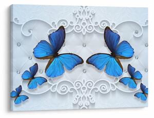 Slika - Modri ​​metulji (70x50 cm)