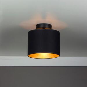 Crna stropna lampa s detaljima u zlatnoj boji Sotto Luce Mika XS CP, ⌀ 20 cm
