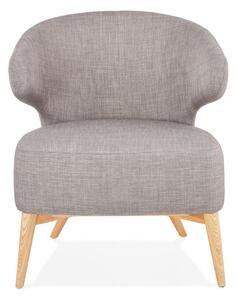 Siva stolica s prirodnim nogama Kokoon Missy