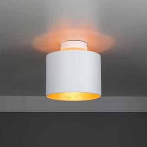 Bijela stropna lampa s detaljima u zlatnoj boji Sotto Luce MIKA XS, 20 cm